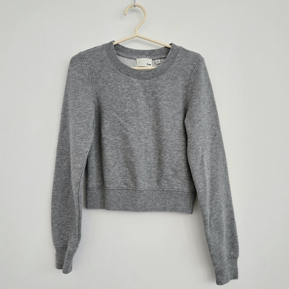 Wilfred Grey Long Sleeves Cropped Shirt - Picture 4 of 4
